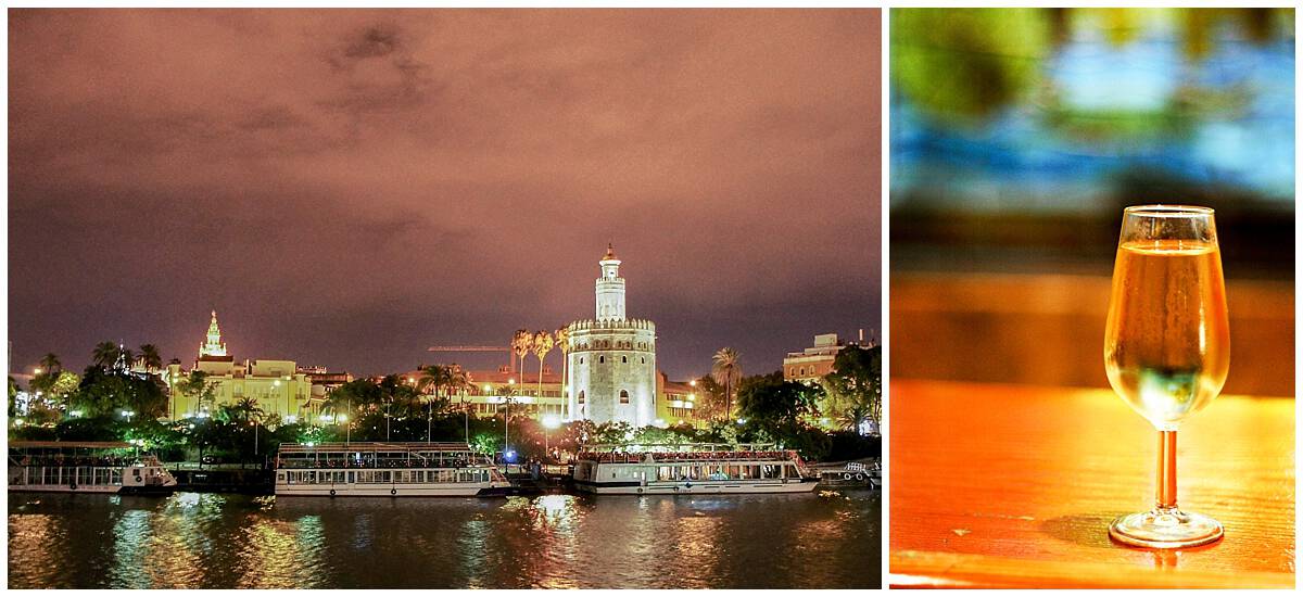 Torre del Oro on the Guadalquivir River and Fino Sherry