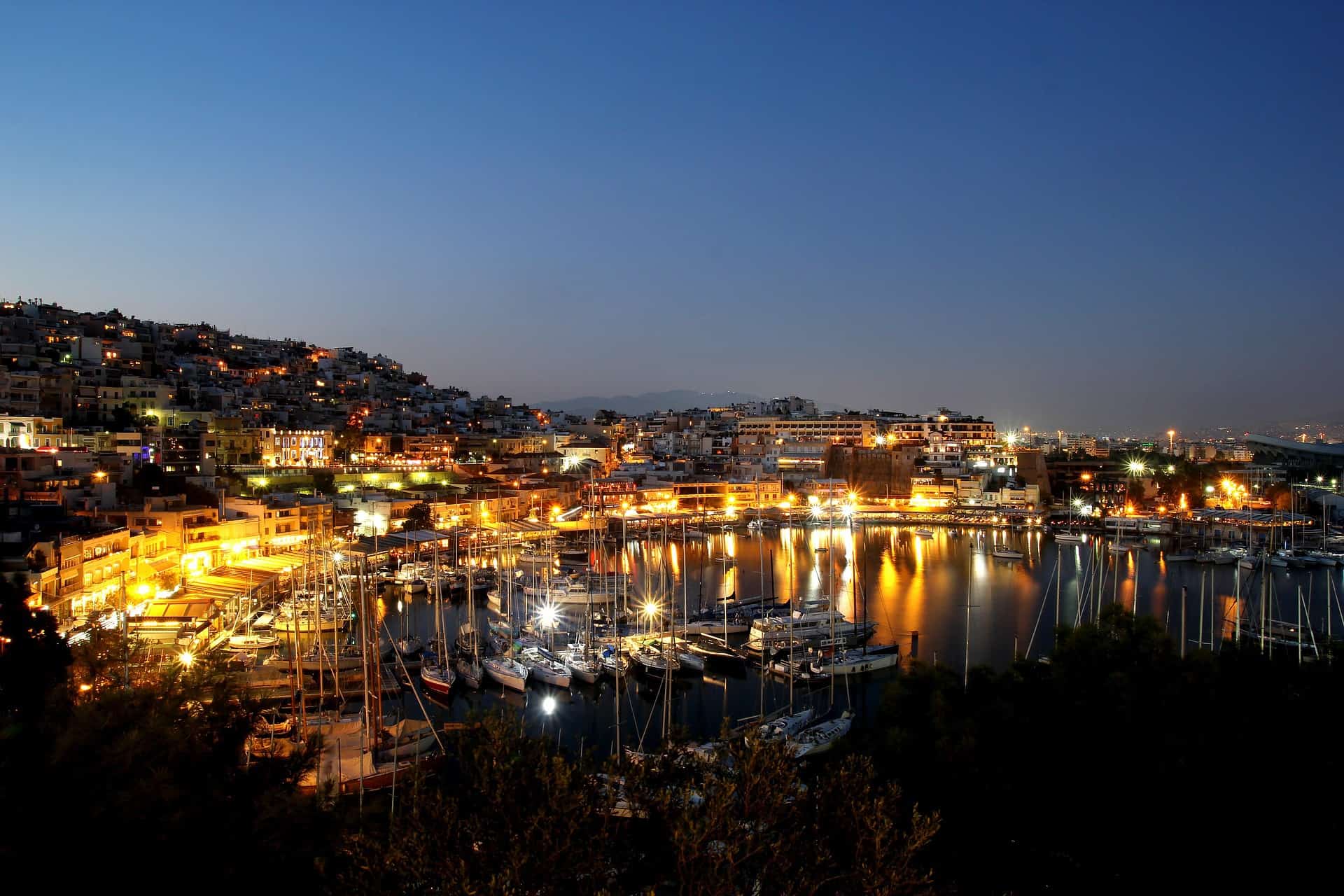 Greece - Athens - Piraeus - At Night