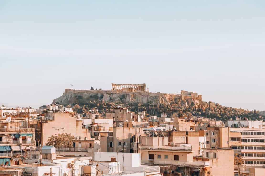 Athens skyline in Greece - Best Peloponnese Itineraries