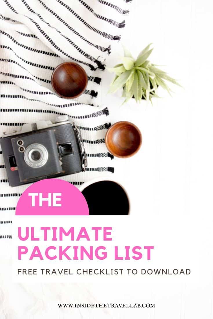 A Vacation Packing Checklist You Need to Download