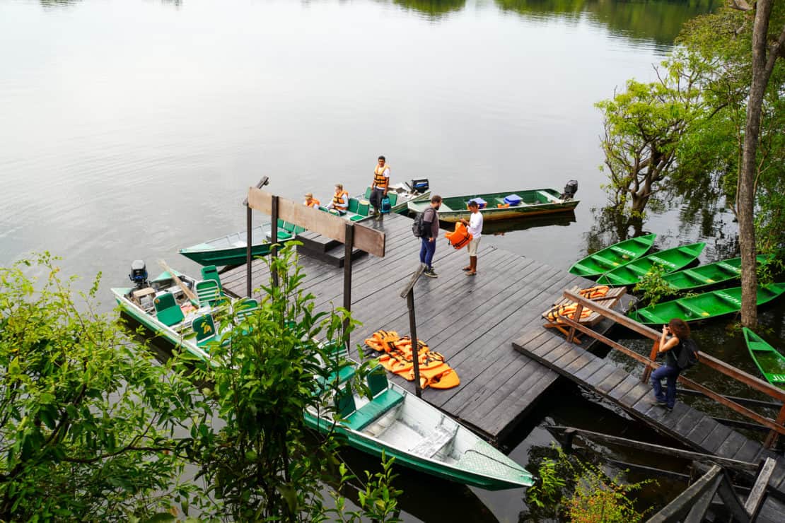 Brazil - Amazon - Juma Lodge Boat Dock - Amazon travel tips 