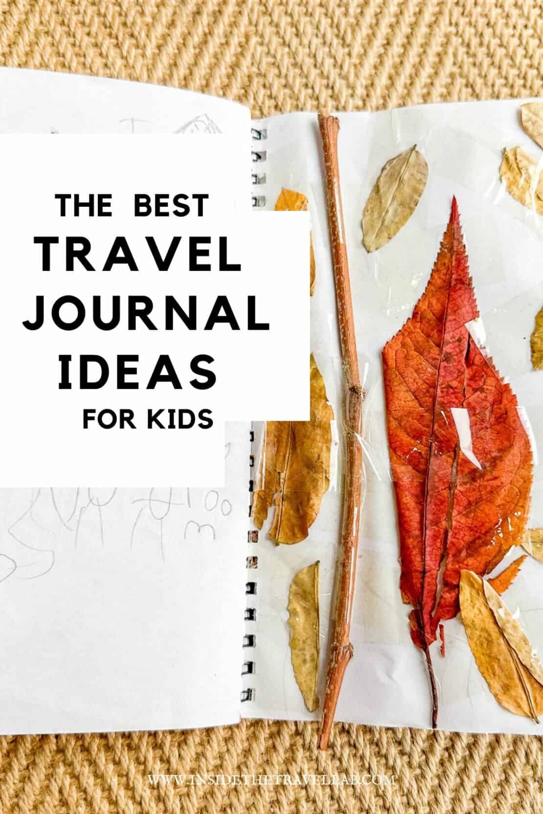 Лучшие идеи для детского дневника путешествий Изображение на обложке