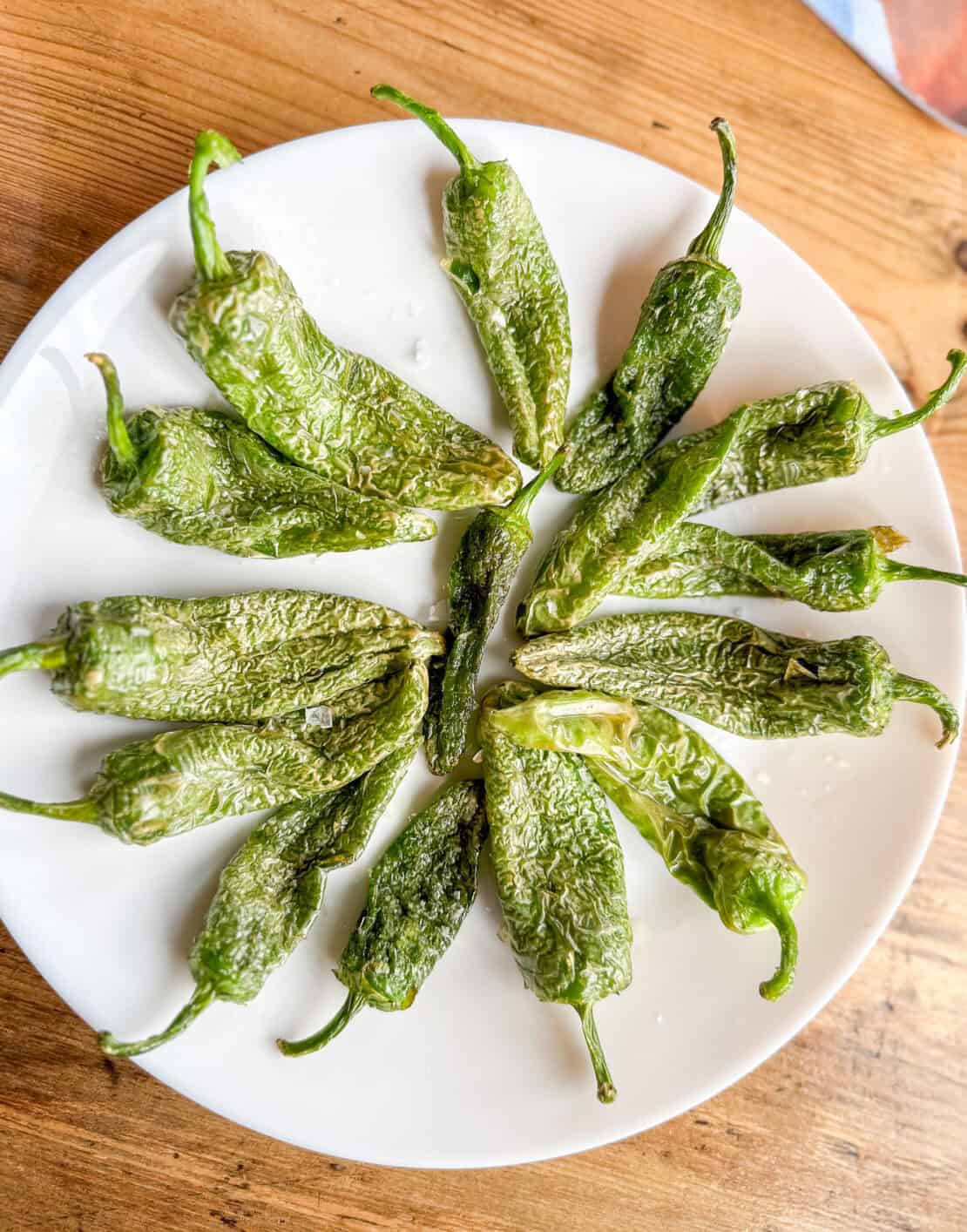 Pimientos de Padron platter Basque Country Spain