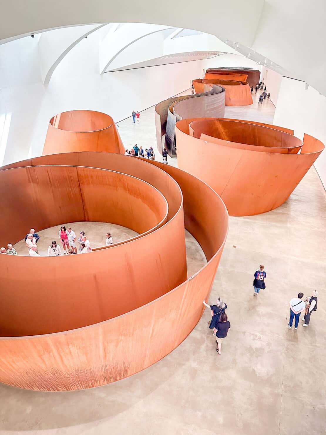 Richard Serra works Guggenheim Museum Bilbao Spain