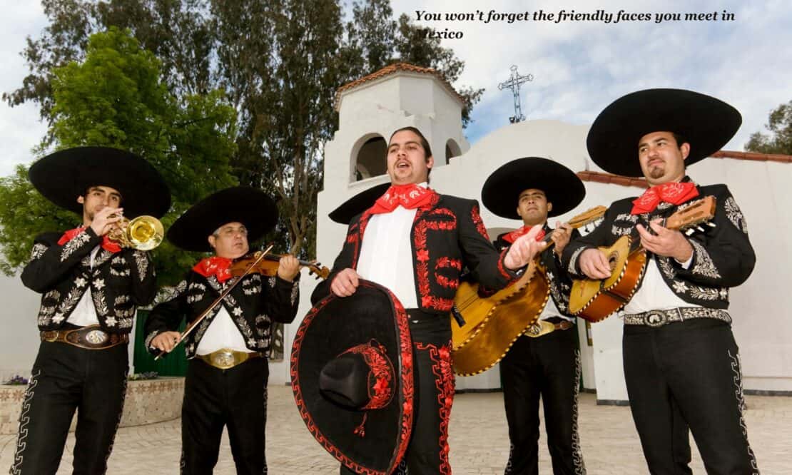 Traditional mariachi band in Mexico 