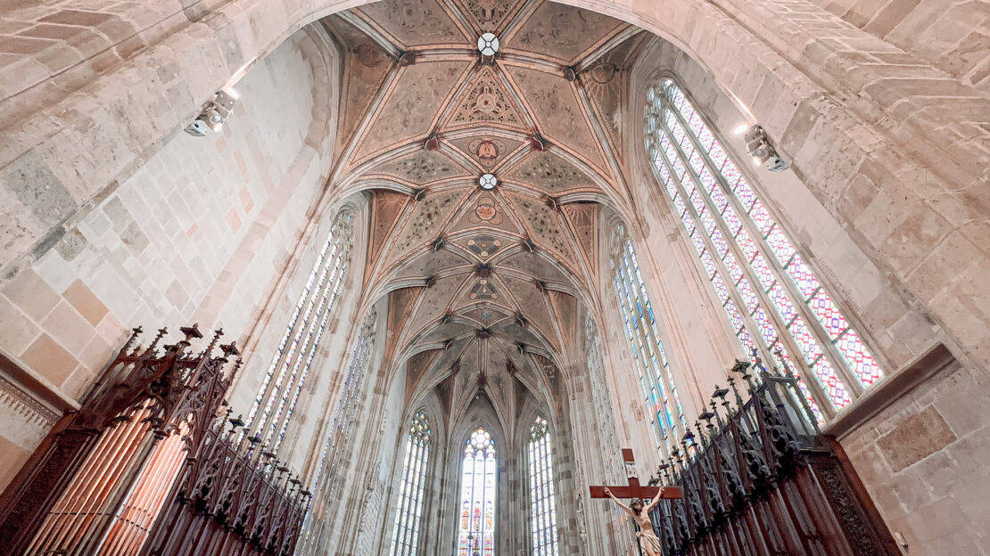 Inside St Martin's Cathedral in Bratislava, Slovakia - is Bratislava worth visiting? 