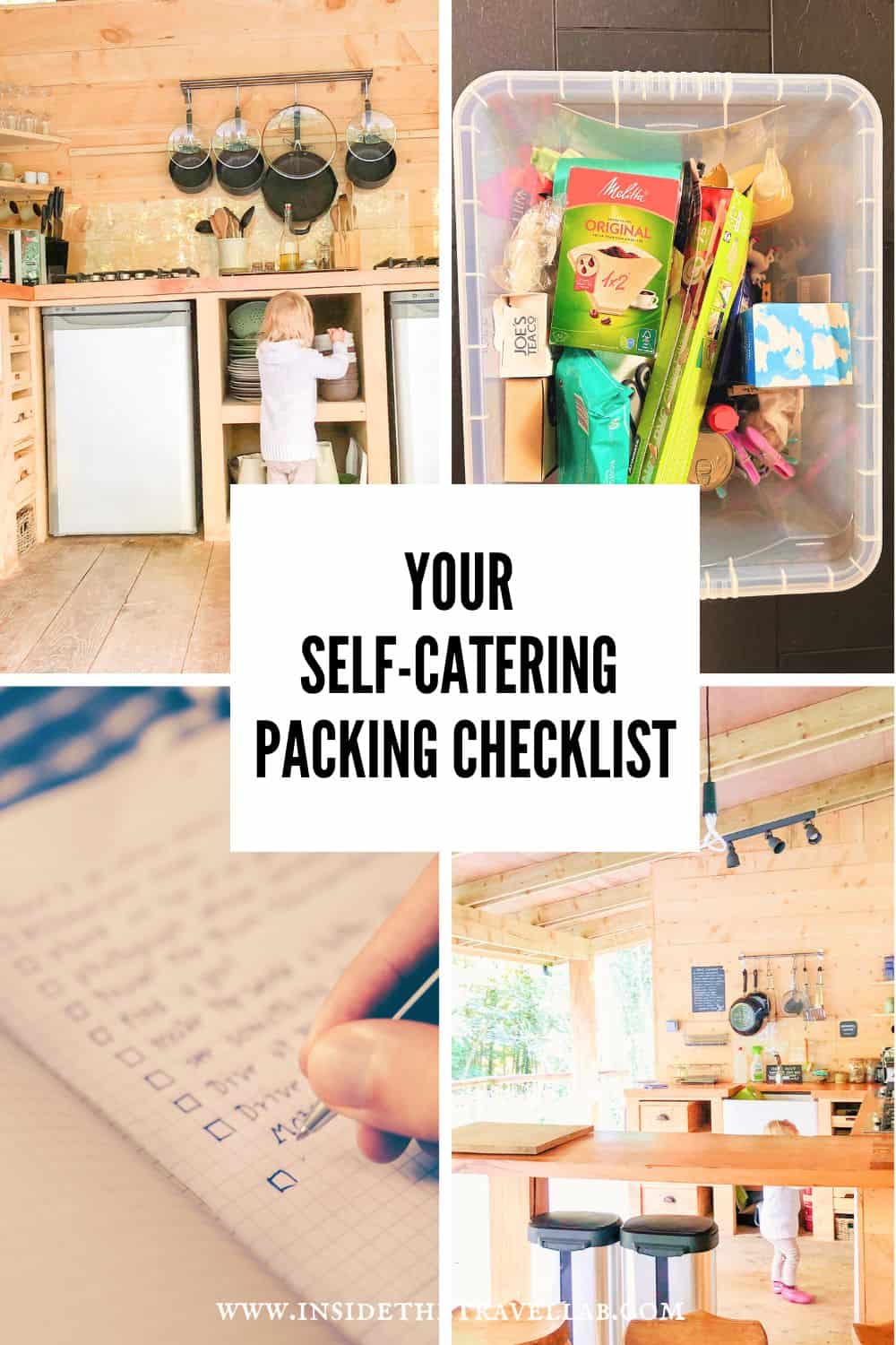 Self catering packing checklist cover image