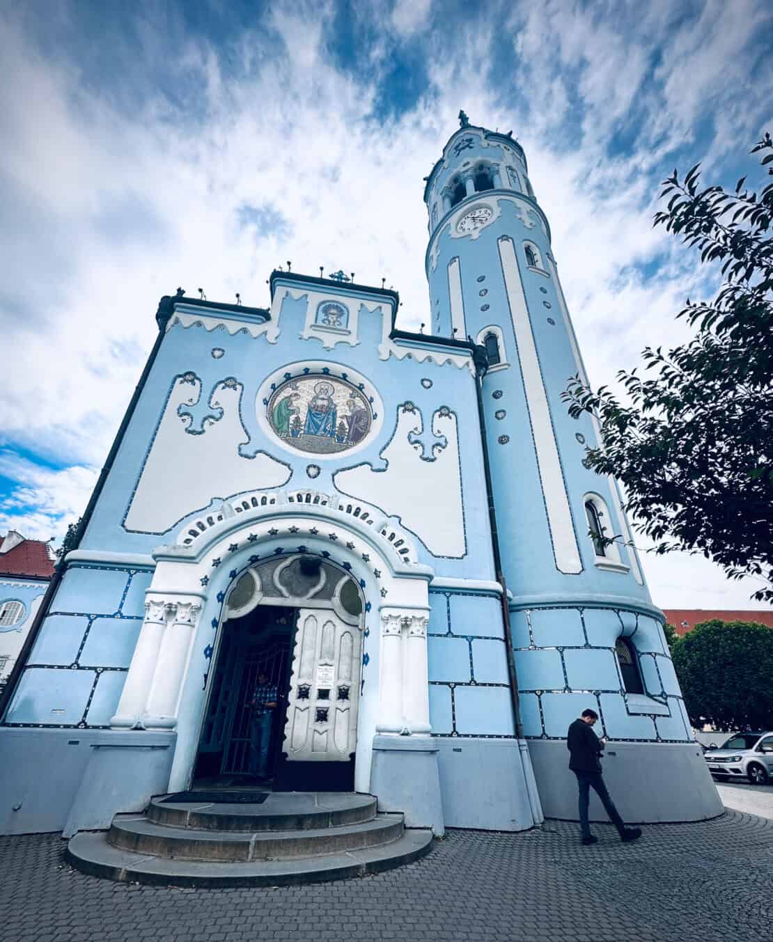 Vertical Blue Church Bratislava