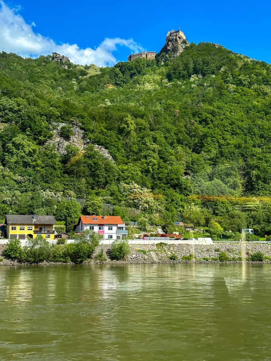 View along the Danube on the Viking Aegir