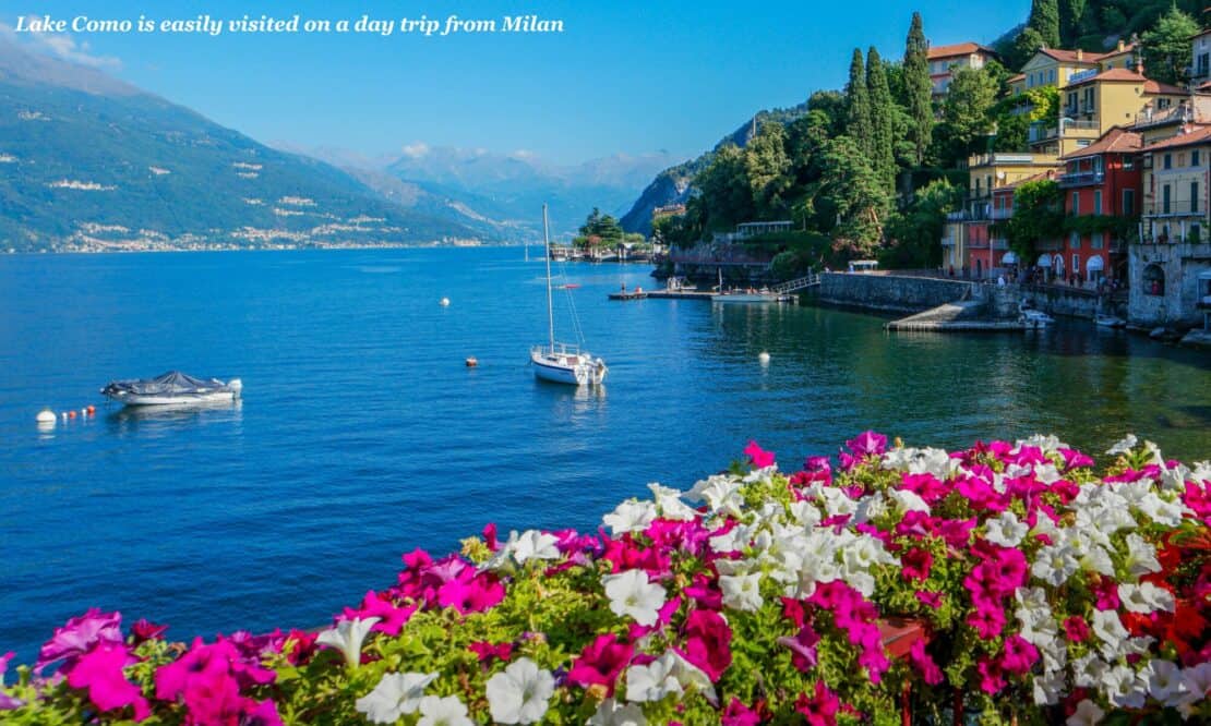 Boats on Lake Como in Italy - Florence or Milan 