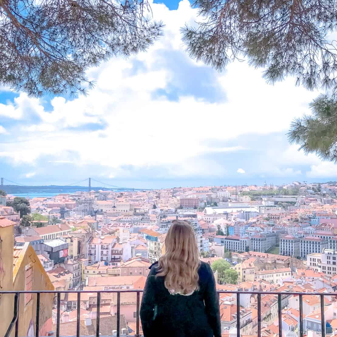 Abigail King secret Lisbon view of rooftops