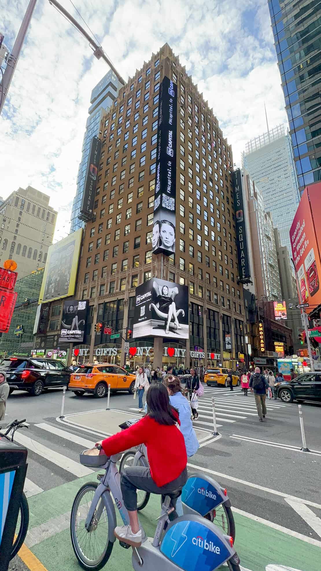 New York Street Scene Near Penn Station