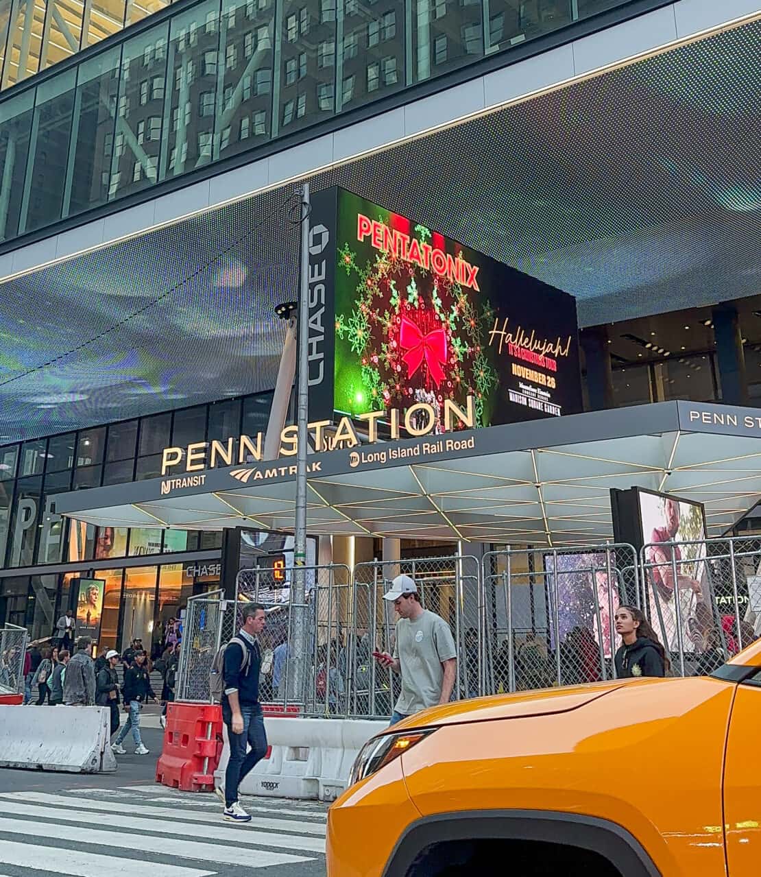 Penn Station Entrance New York