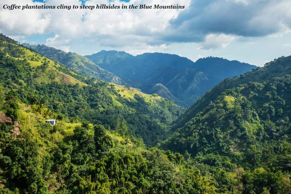 Clouds above the blue mountains in Jamaica - Jamaica vs Barbados 